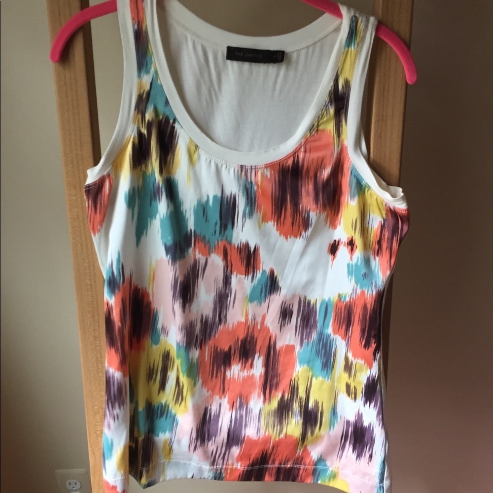 The Limited Ikat Floral printed sleeveless top